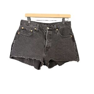 Levi’s 501 Black Denim Shorts